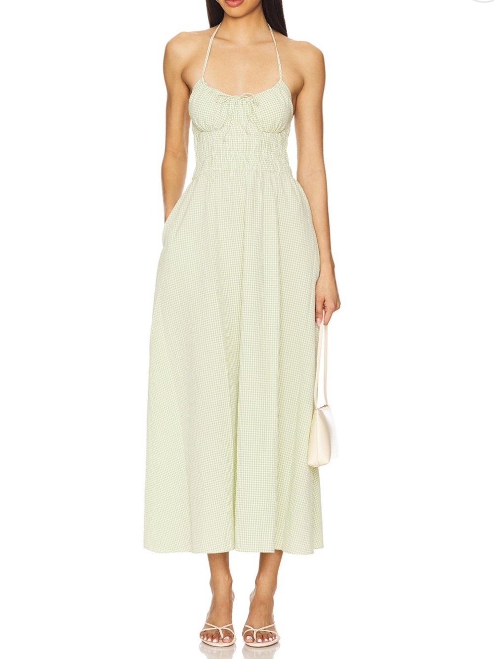 SOLID & STRIPED The Lolita Dress in Matcha